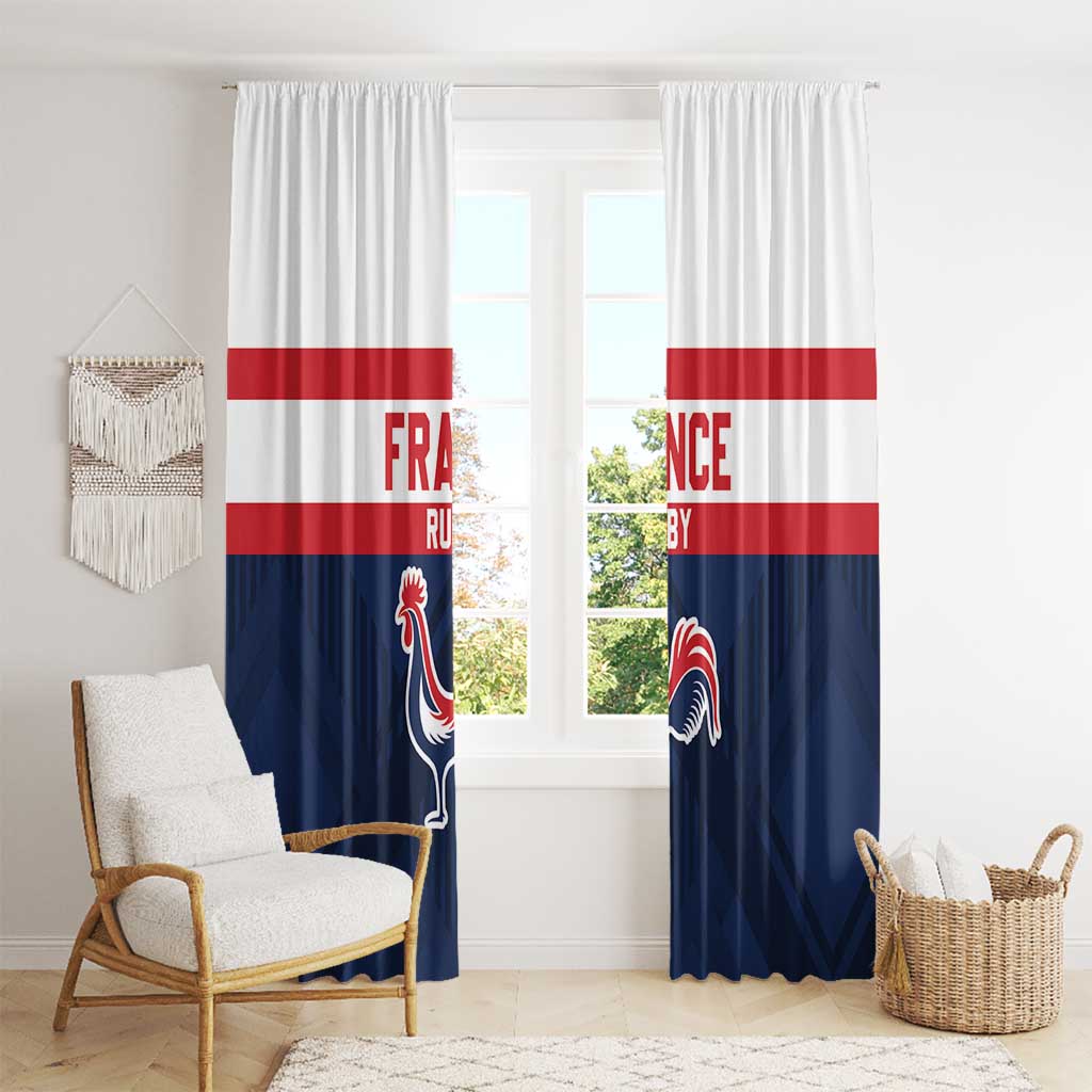 France Rugby Window Curtain Go Les Bleus Simple Style - Wonder Print Shop