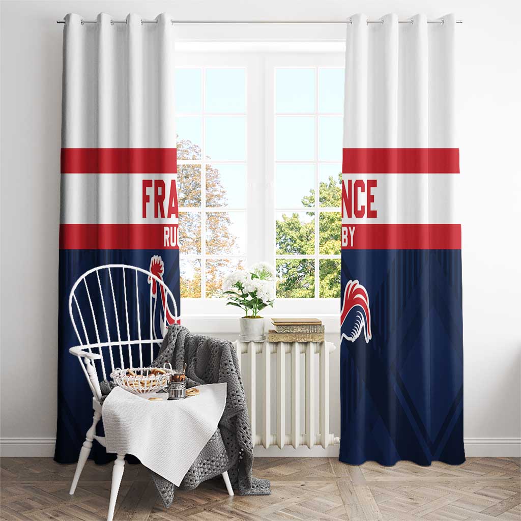France Rugby Window Curtain Go Les Bleus Simple Style - Wonder Print Shop