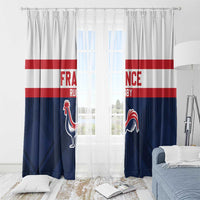 France Rugby Window Curtain Go Les Bleus Simple Style - Wonder Print Shop