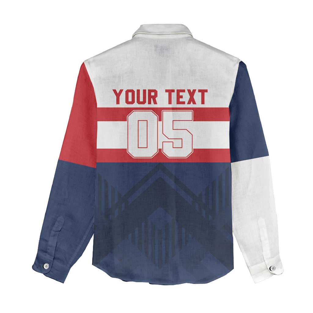 France Rugby Custom Women Casual Shirt Go Les Bleus Simple Style - Wonder Print Shop