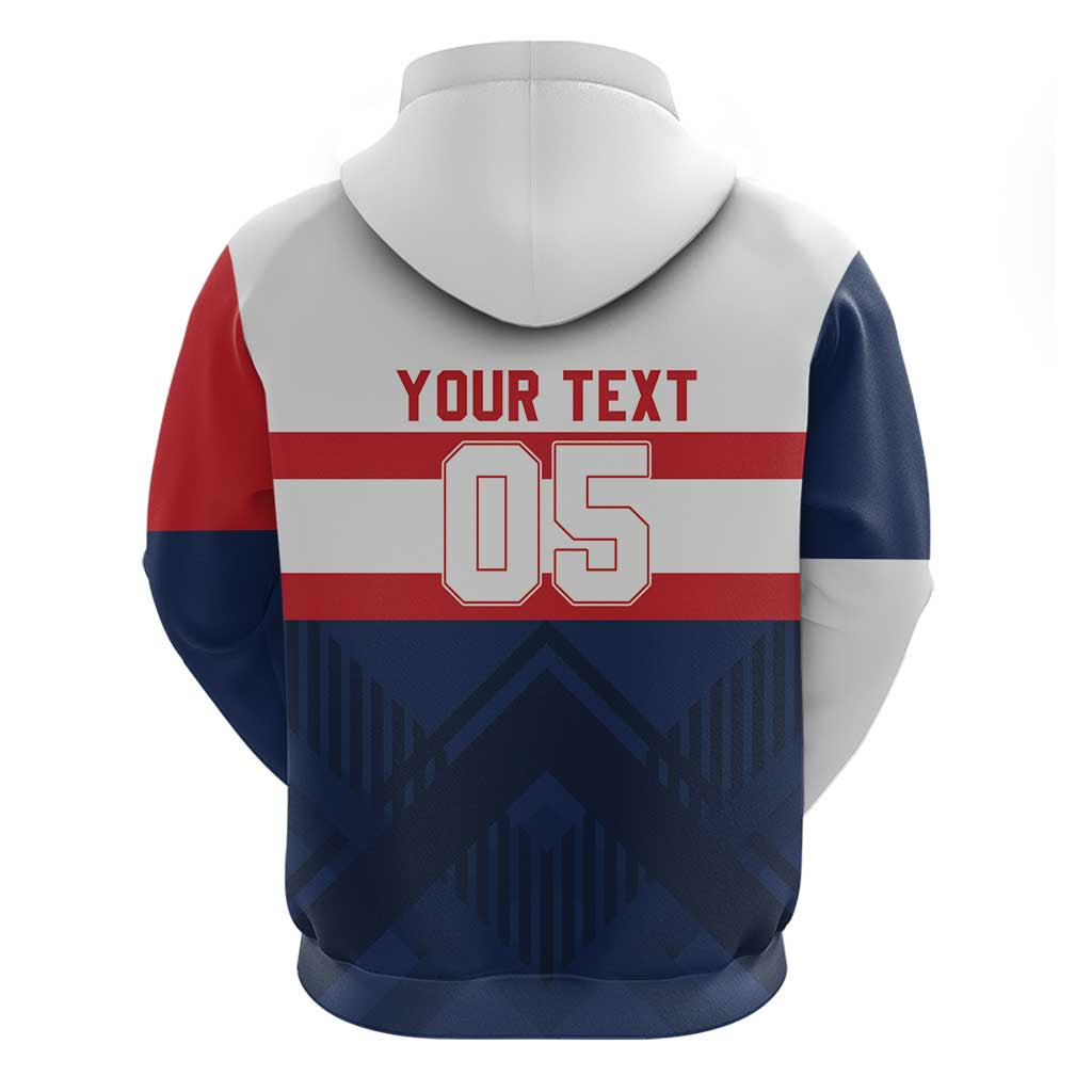 France Rugby Custom Zip Hoodie Go Les Bleus Simple Style - Wonder Print Shop