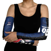 France And New Zealand Rugby Custom Arm Sleeves Les Bleus Rooster With Maori Tiki - Wonder Print Shop