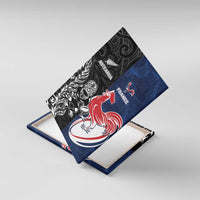France And New Zealand Rugby Canvas Wall Art Les Bleus Rooster With Maori Tiki - Wonder Print Shop