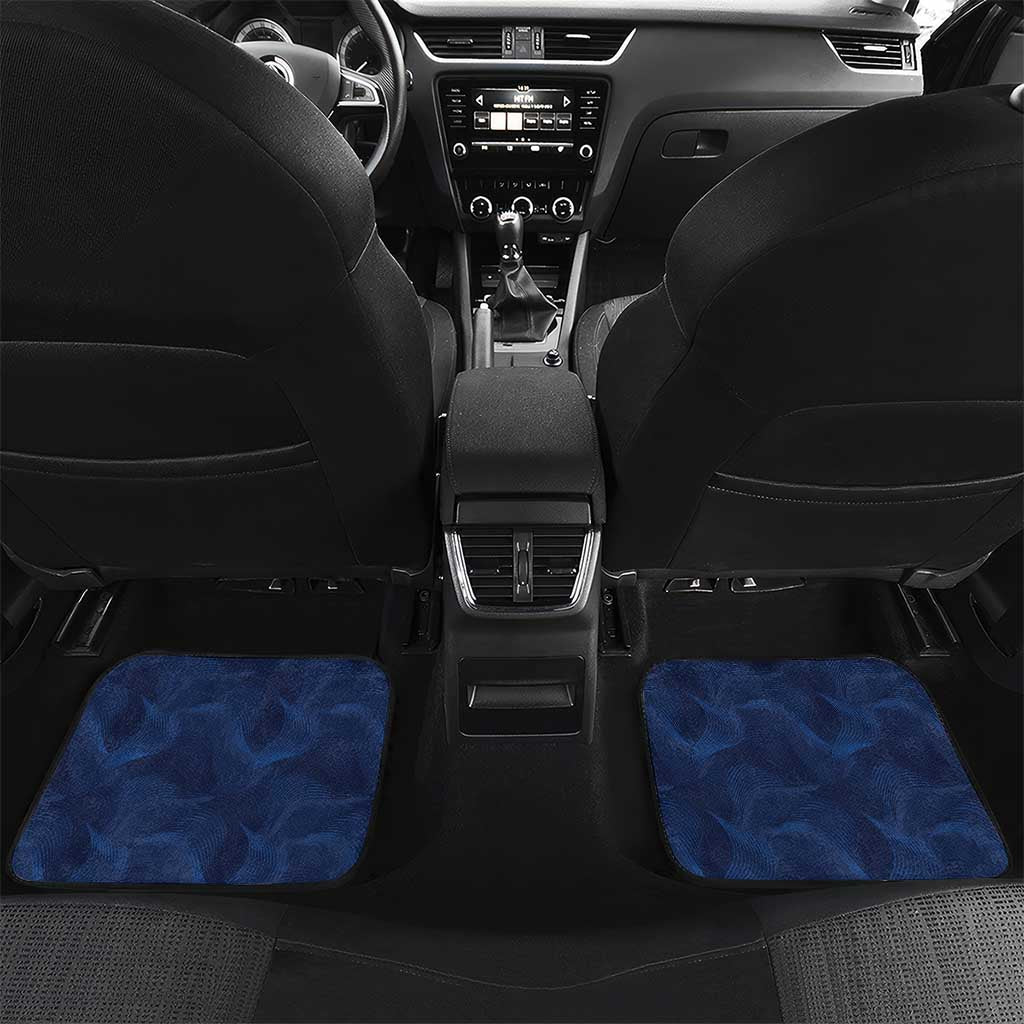 France And New Zealand Rugby Custom Car Mats Les Bleus Rooster With Maori Tiki - Wonder Print Shop