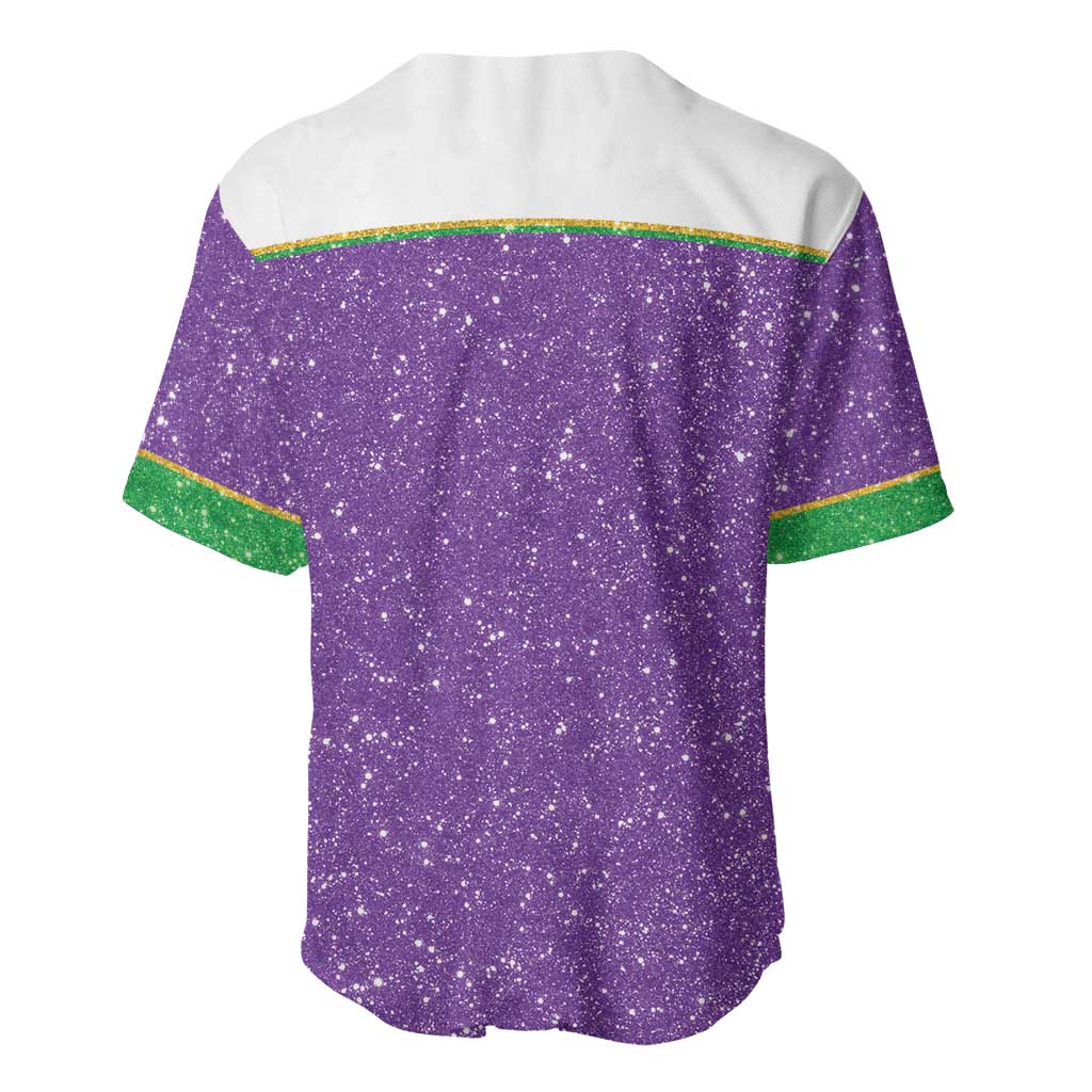 Mardi Gras Crawfish Baseball Jersey Western Yoke Glitter Style