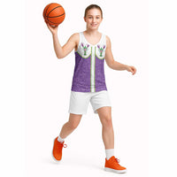 Mardi Gras Crawfish Basketball Jersey Western Yoke Glitter Style