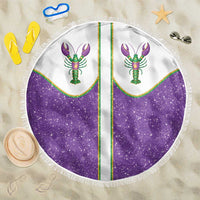 Mardi Gras Crawfish Beach Blanket Western Yoke Glitter Style