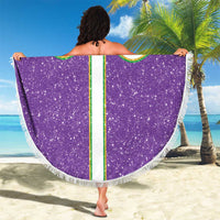 Mardi Gras Crawfish Beach Blanket Western Yoke Glitter Style