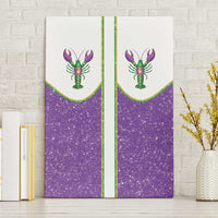 Mardi Gras Crawfish Canvas Wall Art Western Yoke Glitter Style