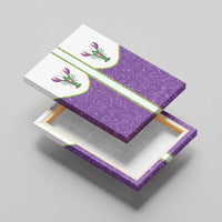 Mardi Gras Crawfish Canvas Wall Art Western Yoke Glitter Style