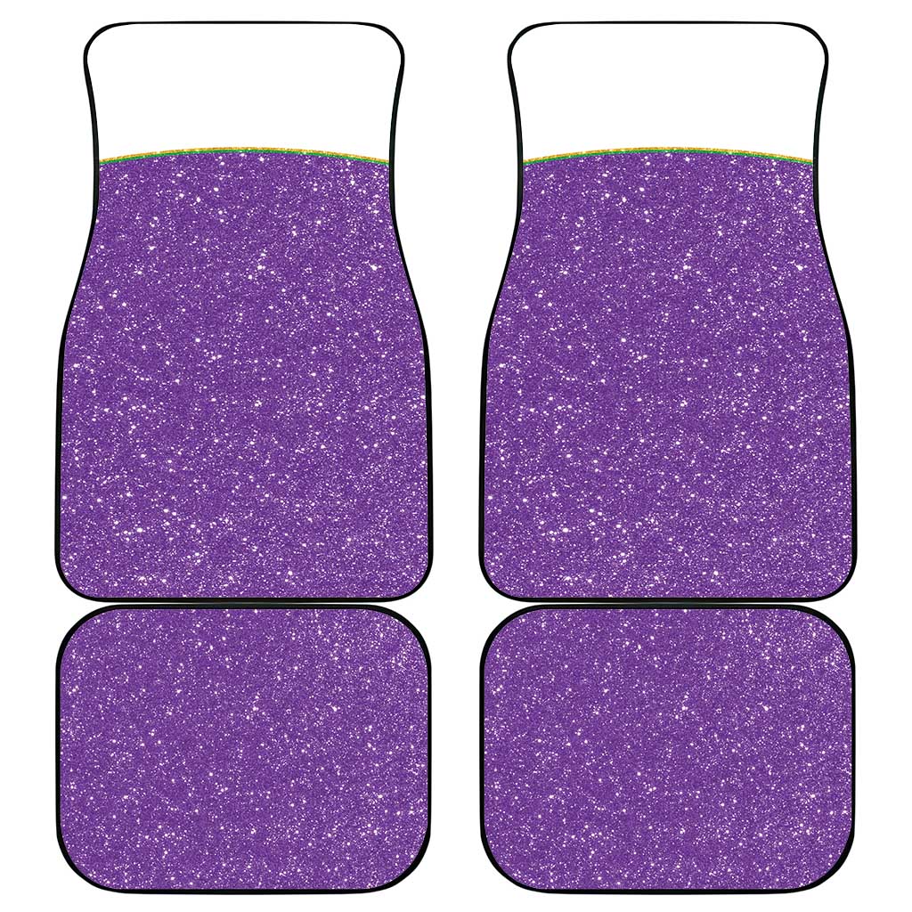Mardi Gras Crawfish Car Mats Western Yoke Glitter Style