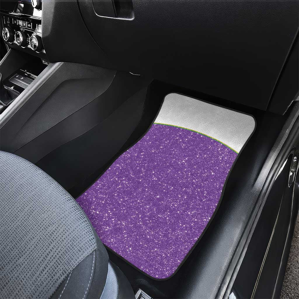 Mardi Gras Crawfish Car Mats Western Yoke Glitter Style