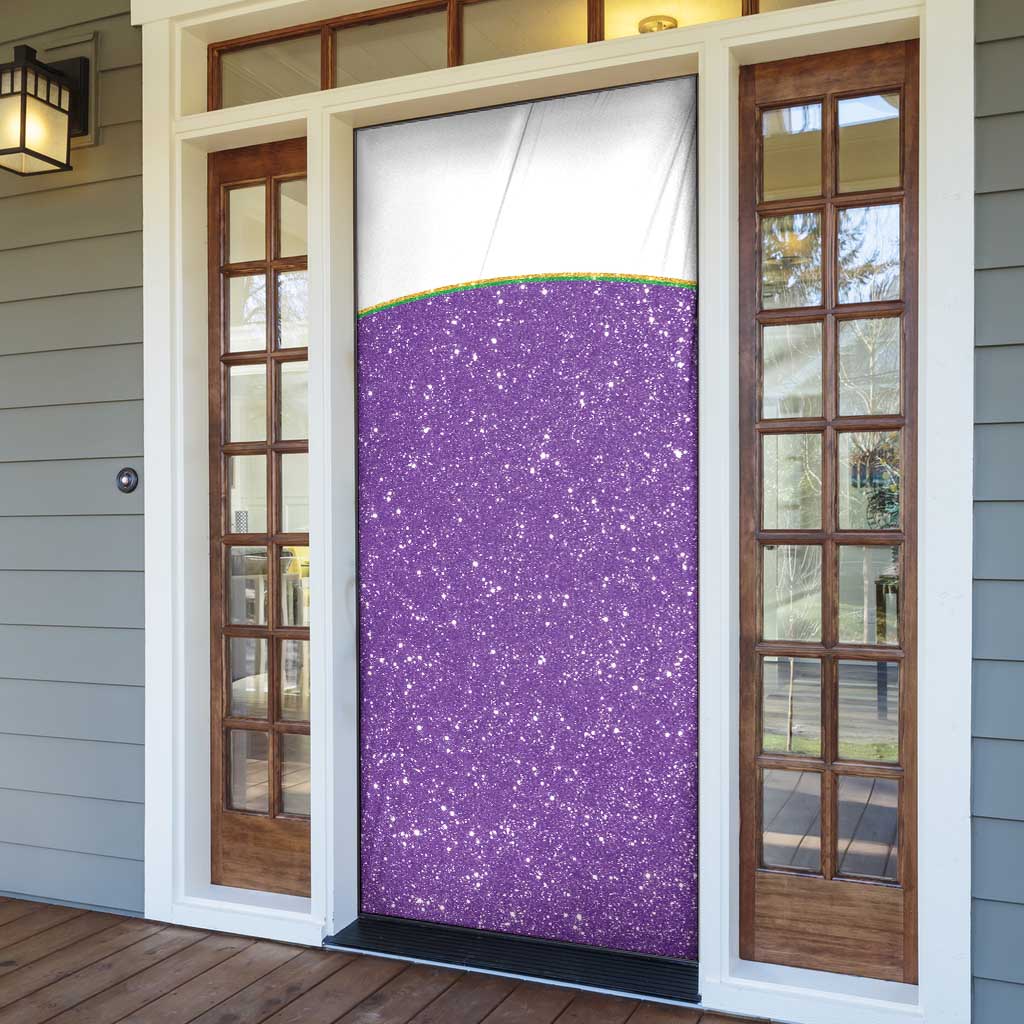 Mardi Gras Crawfish Door Cover Western Yoke Glitter Style
