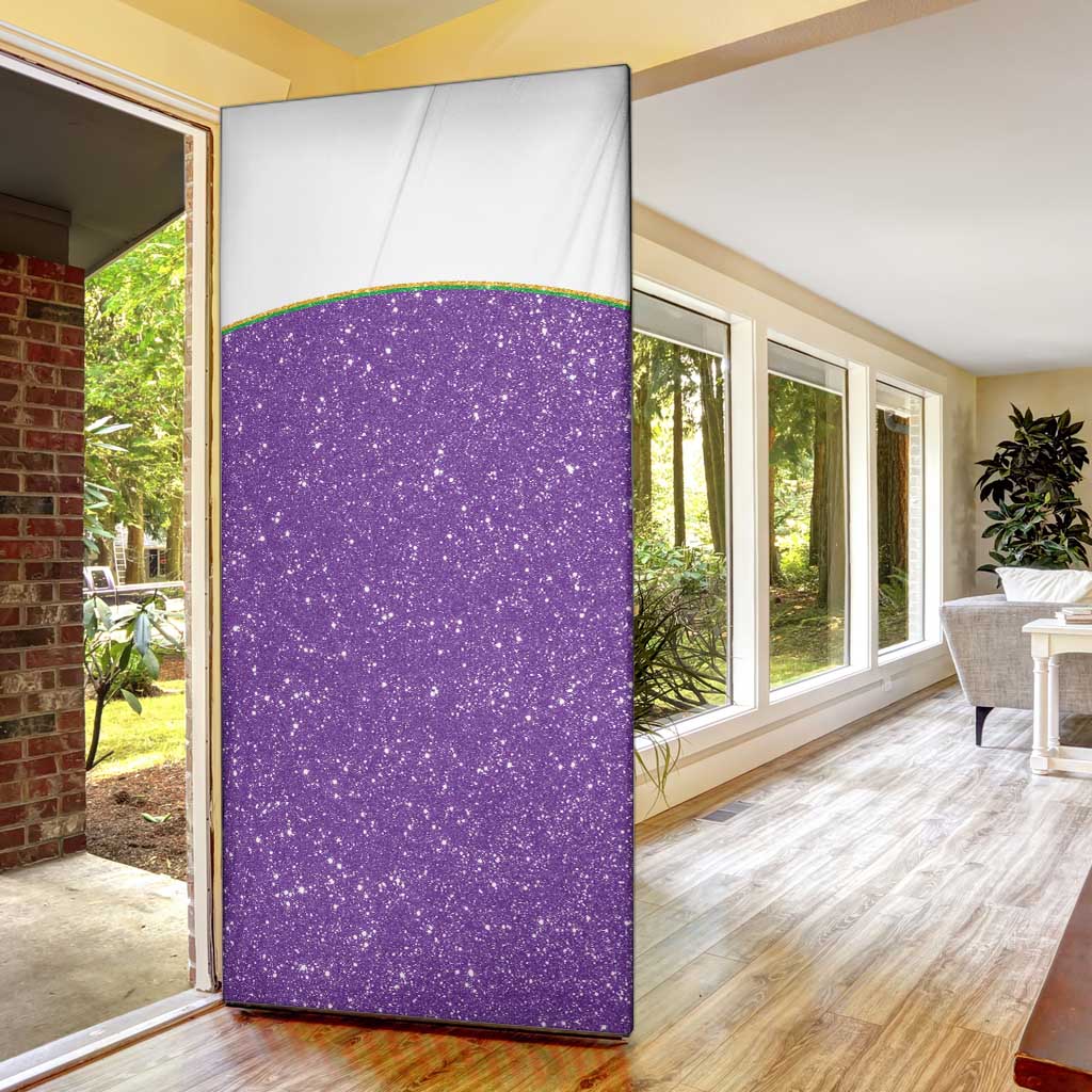 Mardi Gras Crawfish Door Cover Western Yoke Glitter Style