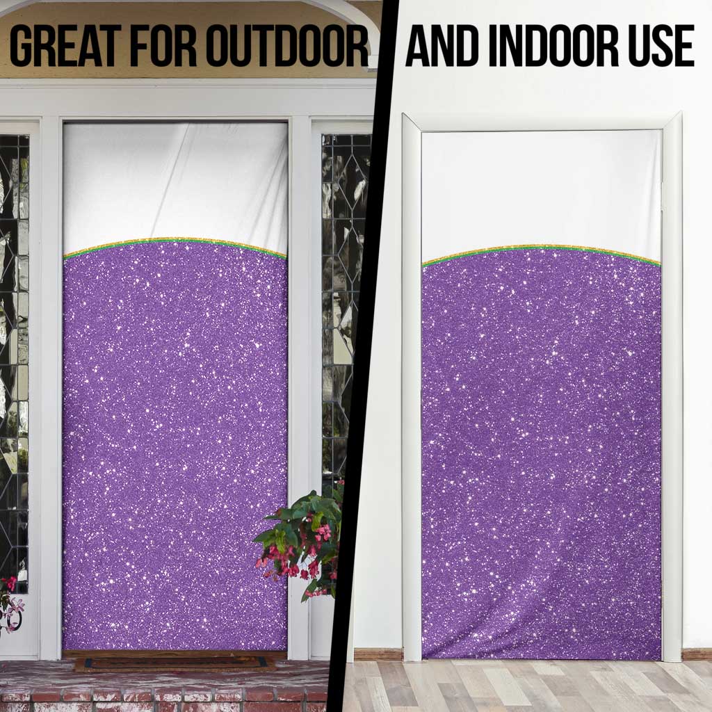 Mardi Gras Crawfish Door Cover Western Yoke Glitter Style