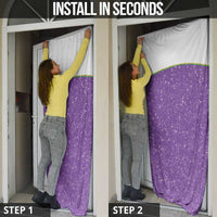 Mardi Gras Crawfish Door Cover Western Yoke Glitter Style