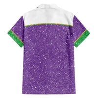 Mardi Gras Crawfish Hawaiian Shirt Western Yoke Glitter Style