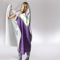 Mardi Gras Crawfish Hooded Blanket Western Yoke Glitter Style