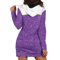 Mardi Gras Crawfish Hoodie Dress Western Yoke Glitter Style
