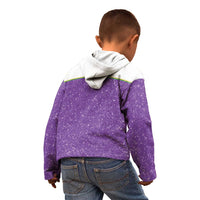 Mardi Gras Crawfish Kid Hoodie Western Yoke Glitter Style