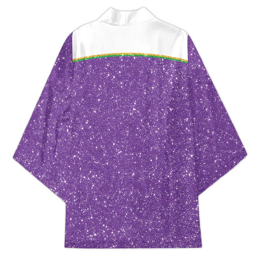 Mardi Gras Crawfish Kimono Western Yoke Glitter Style