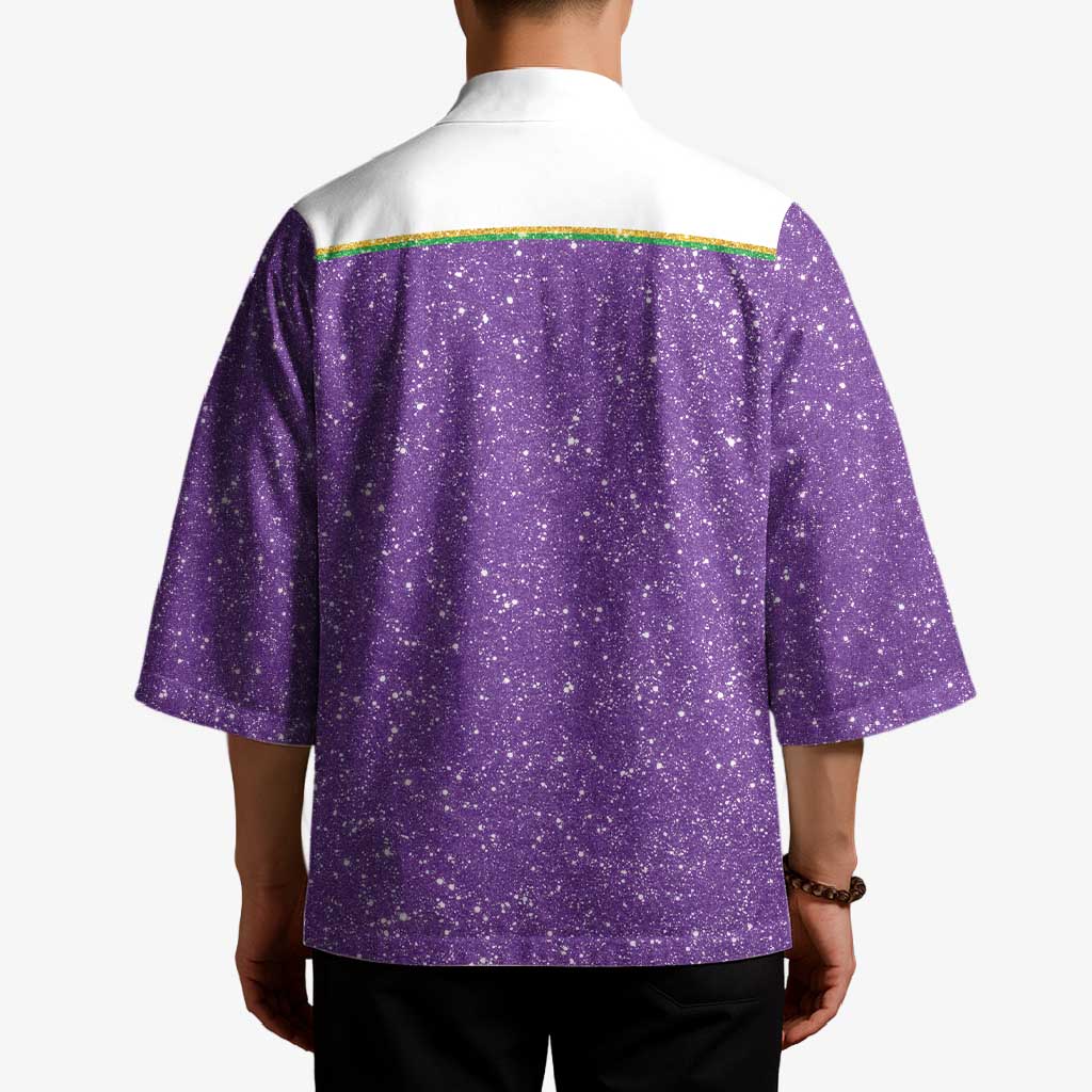 Mardi Gras Crawfish Kimono Western Yoke Glitter Style
