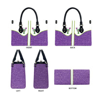 Mardi Gras Crawfish Leather Bag Western Yoke Glitter Style
