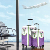 Mardi Gras Crawfish Luggage Cover Western Yoke Glitter Style