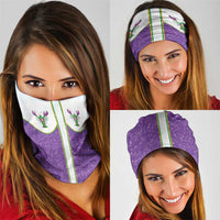 Mardi Gras Crawfish Neck Gaiter Western Yoke Glitter Style