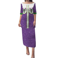 Mardi Gras Crawfish Puletasi Western Yoke Glitter Style