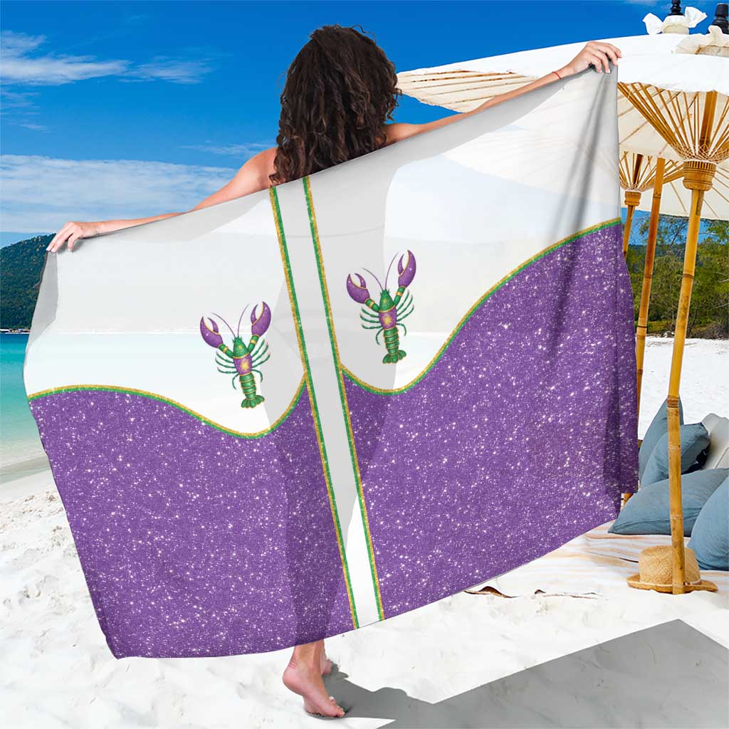 Mardi Gras Crawfish Sarong Western Yoke Glitter Style