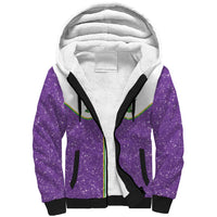 Mardi Gras Crawfish Sherpa Hoodie Western Yoke Glitter Style