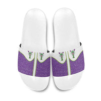 Mardi Gras Crawfish Slide Sandals Western Yoke Glitter Style