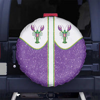 Mardi Gras Crawfish Spare Tire Cover Western Yoke Glitter Style