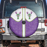 Mardi Gras Crawfish Spare Tire Cover Western Yoke Glitter Style