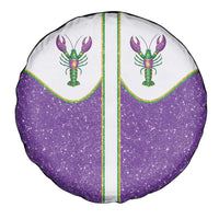 Mardi Gras Crawfish Spare Tire Cover Western Yoke Glitter Style