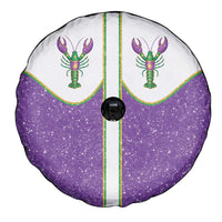 Mardi Gras Crawfish Spare Tire Cover Western Yoke Glitter Style