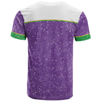 Mardi Gras Crawfish T Shirt Western Yoke Glitter Style