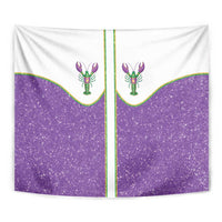 Mardi Gras Crawfish Tapestry Western Yoke Glitter Style