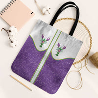 Mardi Gras Crawfish Tote Bag Western Yoke Glitter Style