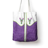 Mardi Gras Crawfish Tote Bag Western Yoke Glitter Style