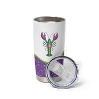 Mardi Gras Crawfish Tumbler Cup Western Yoke Glitter Style