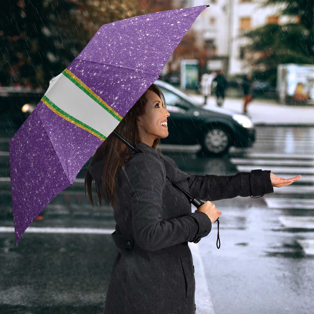 Mardi Gras Crawfish Umbrella Western Yoke Glitter Style