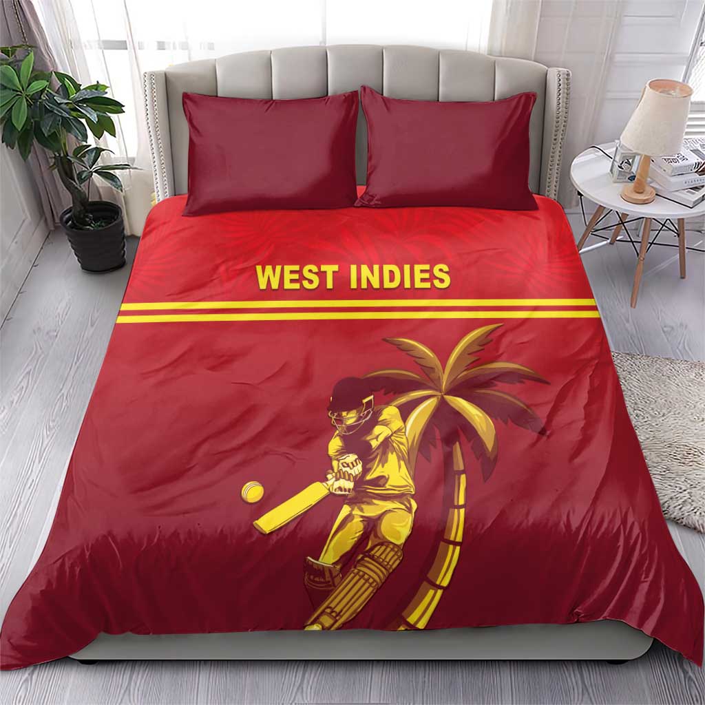 West Indies Cricket Bedding Set Vintage Style