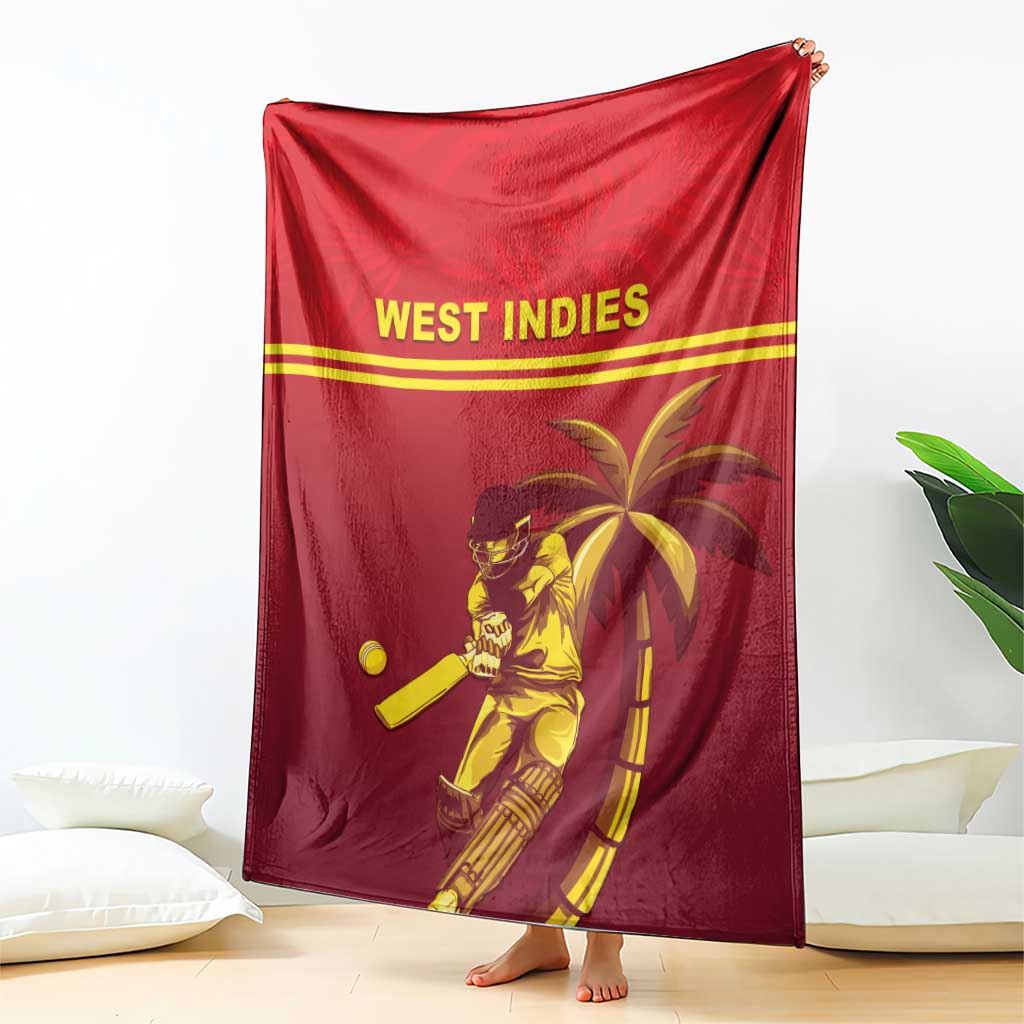 West Indies Cricket Blanket Vintage Style