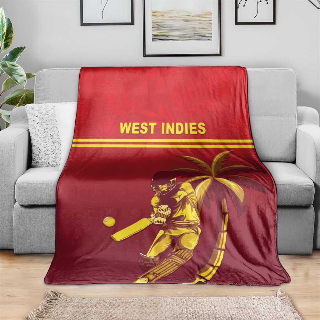 West Indies Cricket Blanket Vintage Style