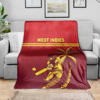 West Indies Cricket Blanket Vintage Style