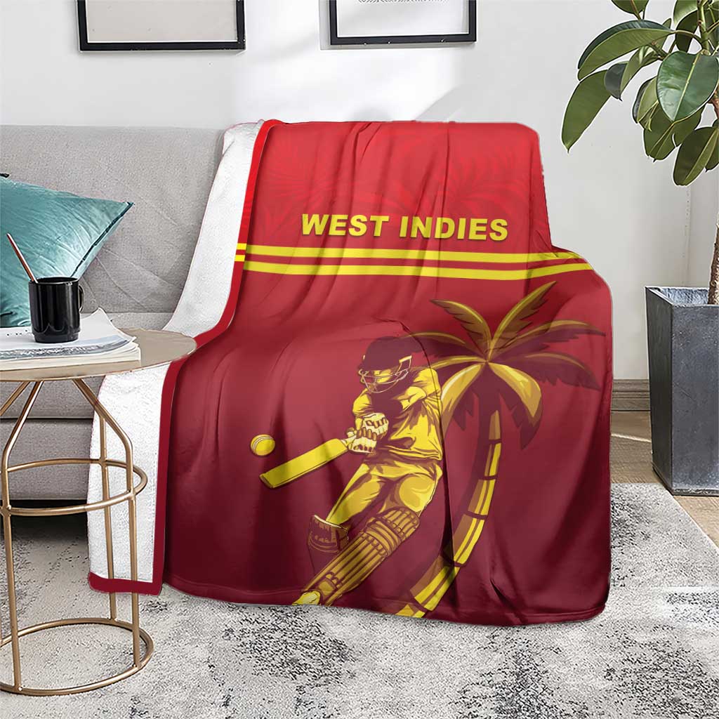 West Indies Cricket Blanket Vintage Style