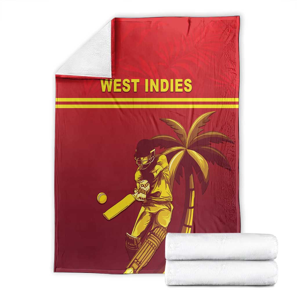 West Indies Cricket Blanket Vintage Style