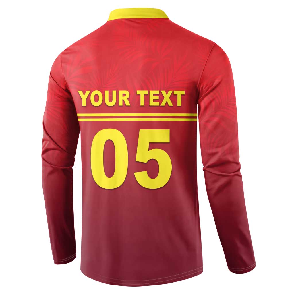 Custom West Indies Cricket Button Sweatshirt Vintage Style